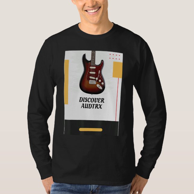Camiseta AudTrX - Guitar - Discover (Anverso)