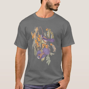 Camiseta Audubon Blue Florida Scrub Jay on Naranja Tree