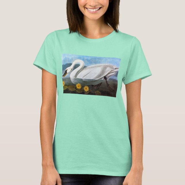Camiseta Audubon: Cisne común (Anverso)