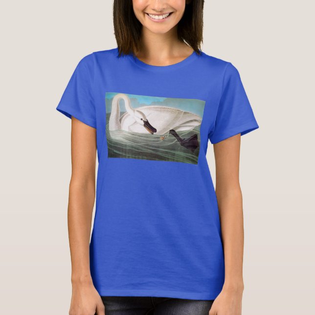 Camiseta Audubon: Cisne de trompetista (Anverso)