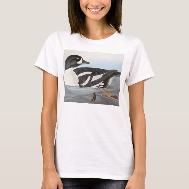 Camiseta Audubon: El Goldeneye de la carretilla (Anverso)