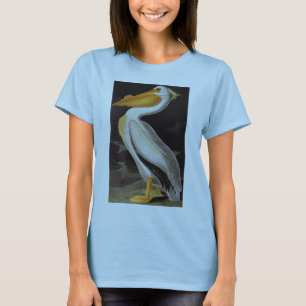 Camiseta Audubon: Gran Pelícano Blanco