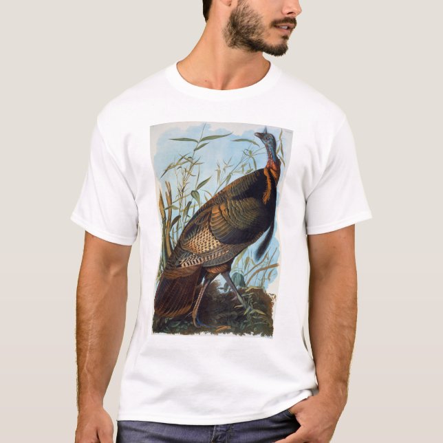 Camiseta Audubon: Turquía salvaje (Anverso)