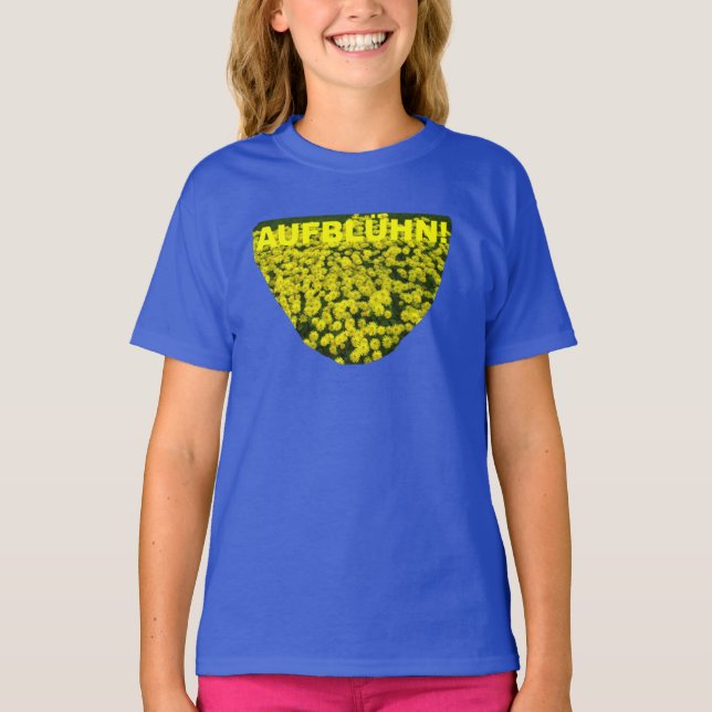 CAMISETA AUFBLÜHEN -  (Anverso)