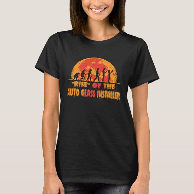 Camiseta Auge de Halloween de la vaca de trabajo del instal (Anverso)