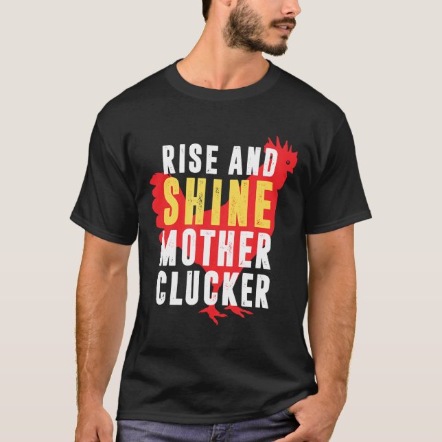 Camiseta Auge De La Caza De Pollos Y Clica A Las Madres (Anverso)