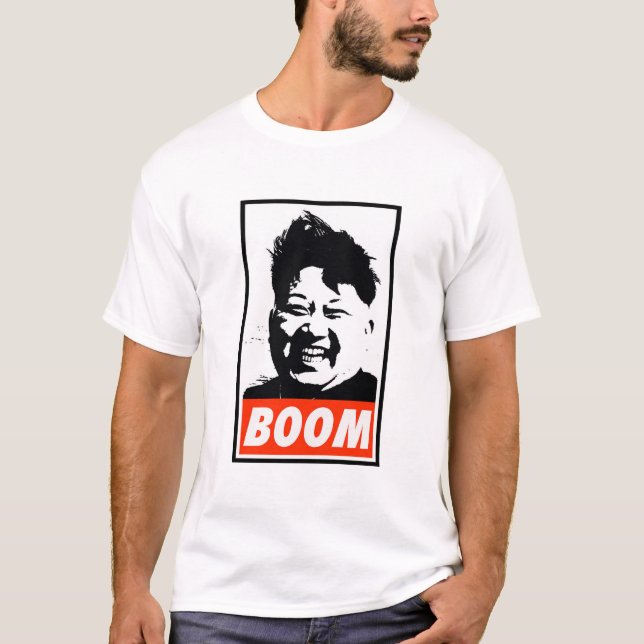Camiseta Auge de la O.N.U de Kim Jong del auge (Anverso)