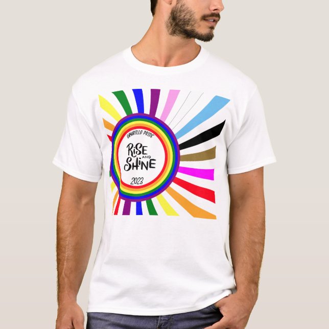 Camiseta Auge del Orgullo de Camarillo 2023 (Anverso)