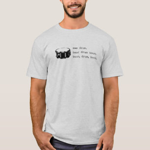 Camiseta auge, tambor, auge