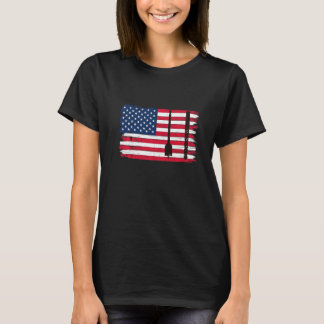 Camiseta Auger Maker Patriotic Bandera Estadounidense