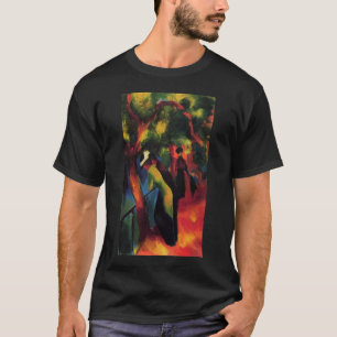 Camiseta August Macke - Sonniger Weg - 1913 - aceite