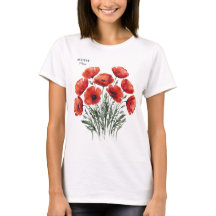 August Poppy Bloom - Regalo de cumpleaños personal