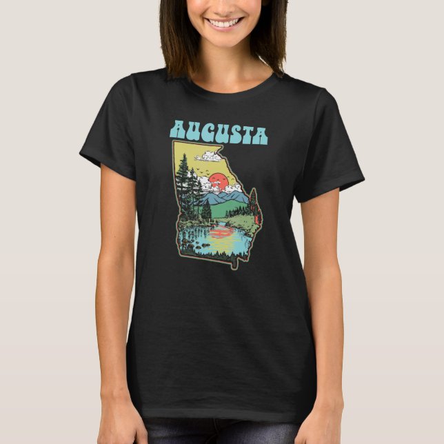 Camiseta Augusta Georgia Naturaleza al aire libre Praga Est (Anverso)