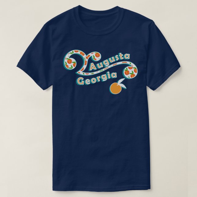 Camiseta Augusta Georgia Peach TShirt (Diseño del anverso)