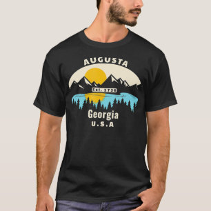 Camiseta Augusta Georgia Souvenir Mountain Sunset