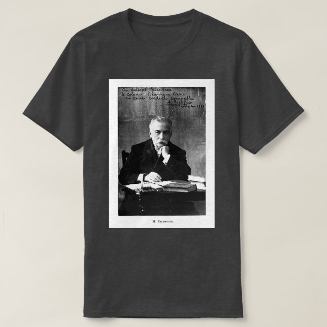 Camiseta Auguste Escoffier  (Diseño del anverso)