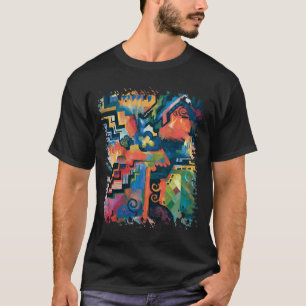 Camiseta Auguste Macke - Homenaje a Bach Arte Moderno Abstr