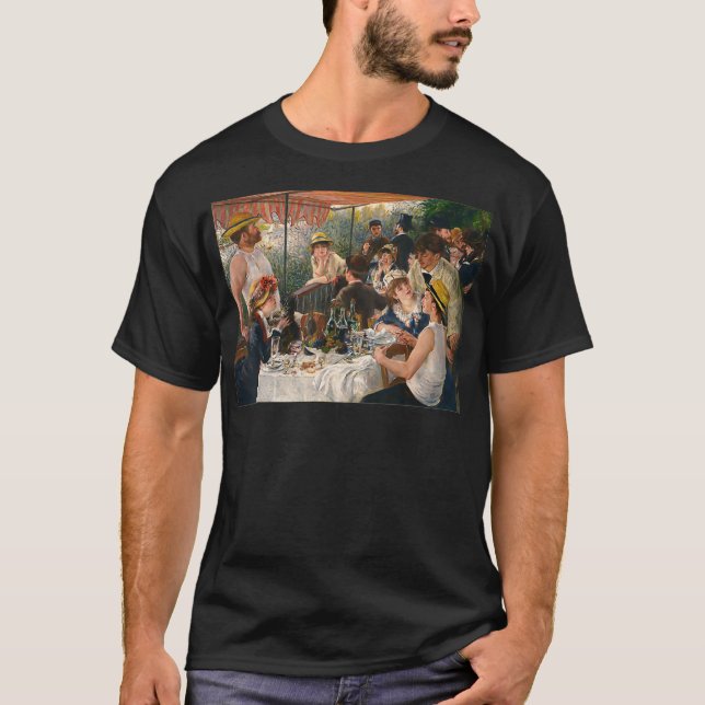 Camiseta Auguste Renoir Luncheon del Fiesta de Boating (Anverso)