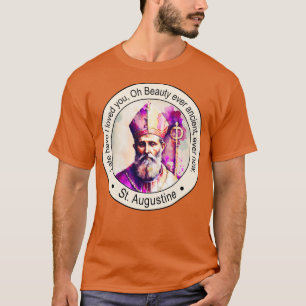 Camiseta Augustín de Hippo Citas religiosas inspiran regalo