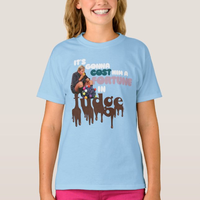 Camiseta Augustus Gloop - Una fortuna en el Fudge (Anverso)