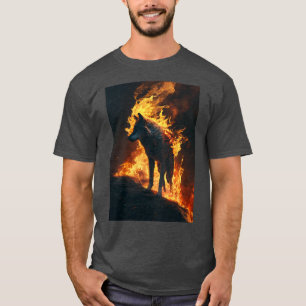 Camiseta Aúl de las llamas, enciende al lobo