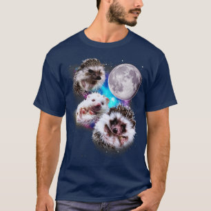 Camiseta Aúl de tres erizos en la luna