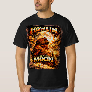 Camiseta AULLANDO a la LUNA Golden Sasquatch