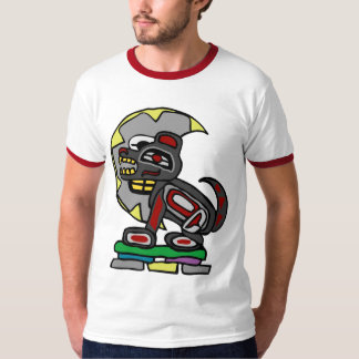 Camiseta aullido del haida en la luna