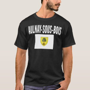 Camiseta Aulnay sous Bandera Bois orgullo nacional de Franc