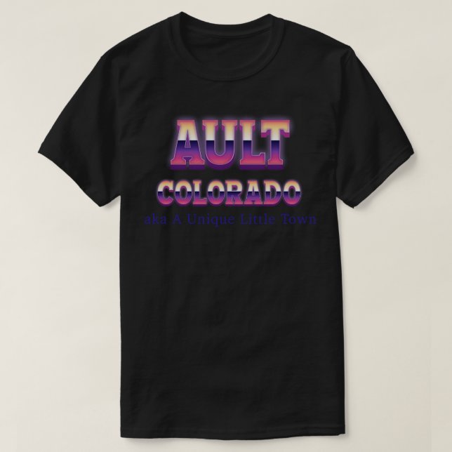 Camiseta Ault Colorado (Diseño del anverso)