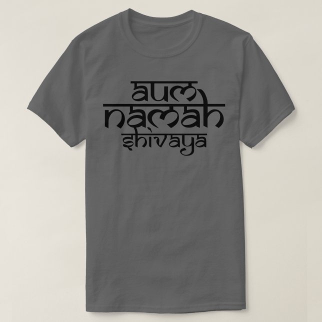 Camiseta Aum Namah Shivaya (Diseño del anverso)