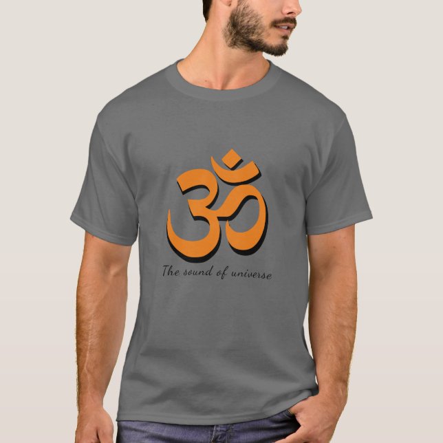 Camiseta Aum o om religioso hindú (Anverso)