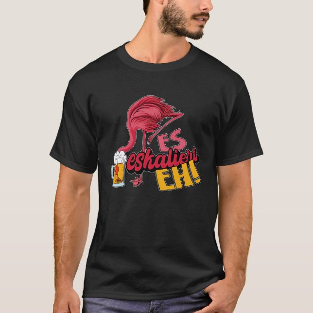 Camiseta Aumenta el flamingo (Anverso)