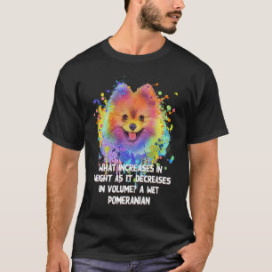 Camiseta Aumenta el peso a medida que disminuye el volumen 