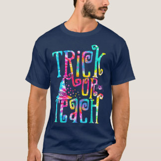 Camiseta Aumenta la clase de Halloween Trick O Teach