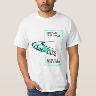 Camiseta Aumenta tu velocidad, reduce tus límites   F1   M