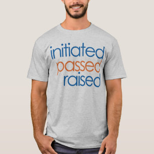 Camiseta aumentada pasajera iniciada del albañil