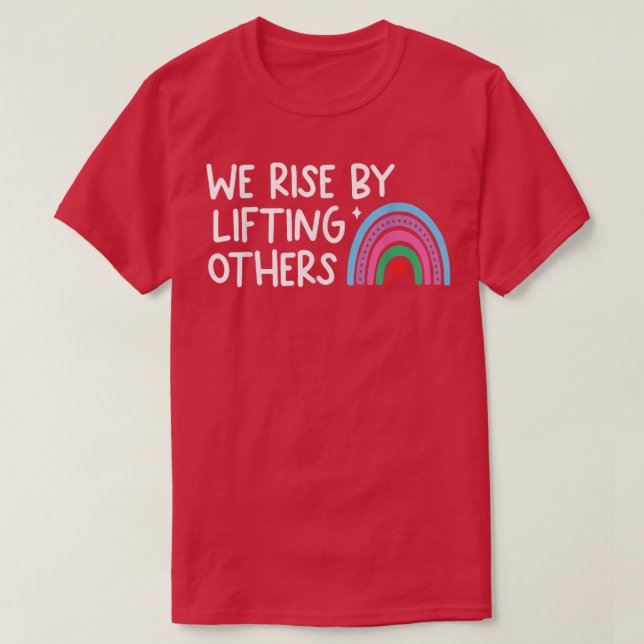 Camiseta Aumentamos Levantando A Otros (Diseño del anverso)
