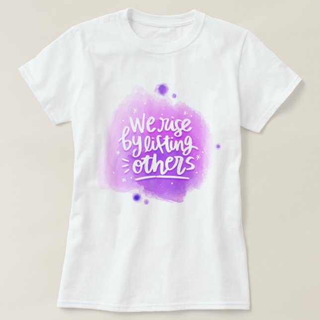 Camiseta Aumentamos Levantando A Otros (Diseño del anverso)