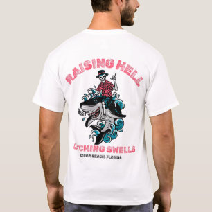 Camiseta Aumentando el infierno capturando hinchazón por Sa