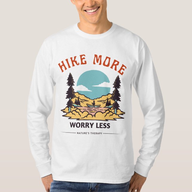 Camiseta Aumentar la preocupación menos (Anverso)