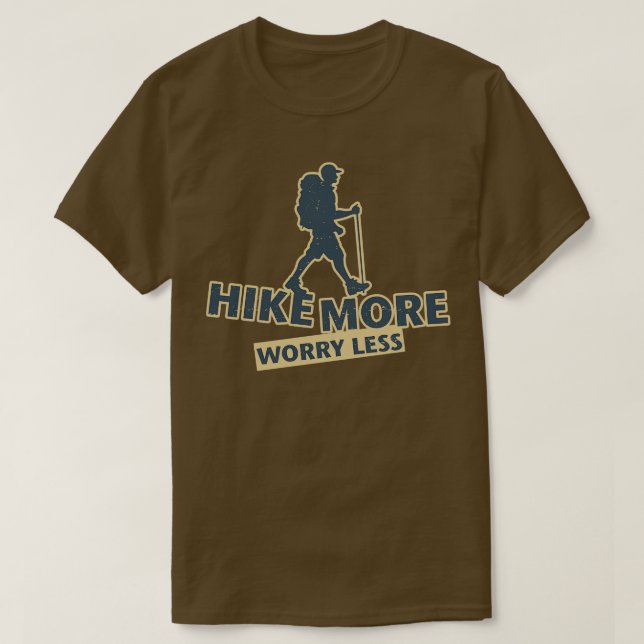 Camiseta Aumentar la preocupación menos 1 (Diseño del anverso)