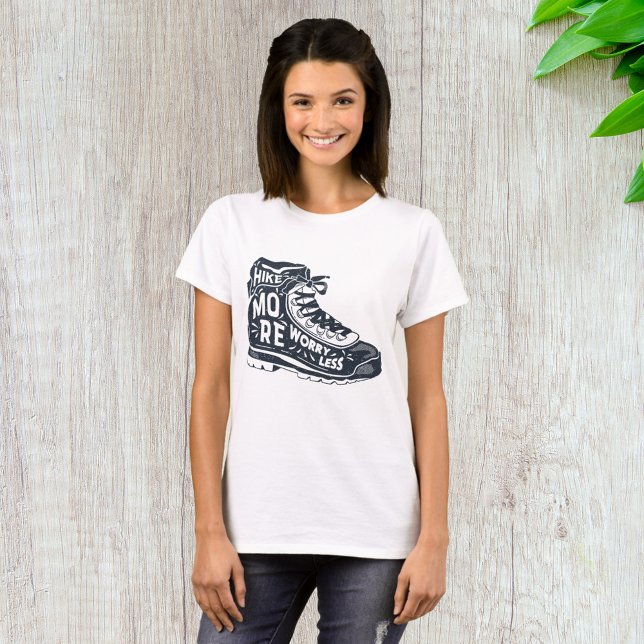 Camiseta Aumentar la preocupación por menos (Subido por el creador)