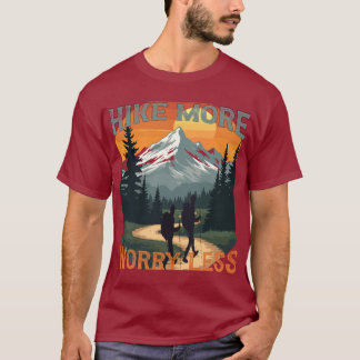 Camiseta aumentar más preocupación menos, aventura espera