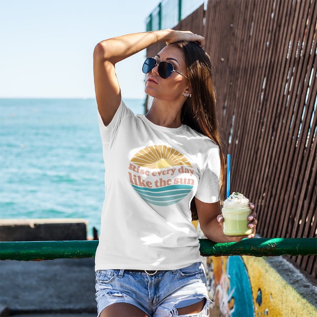 Camiseta Aumentar Todos Los Días Como La Cita Retro Positiv (Subido por el creador)