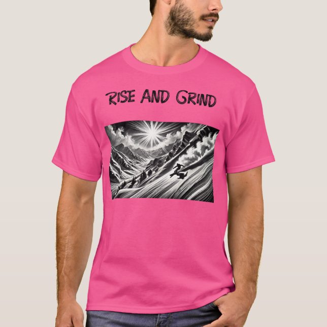 Camiseta Aumentar Y Grind Activo (Anverso)