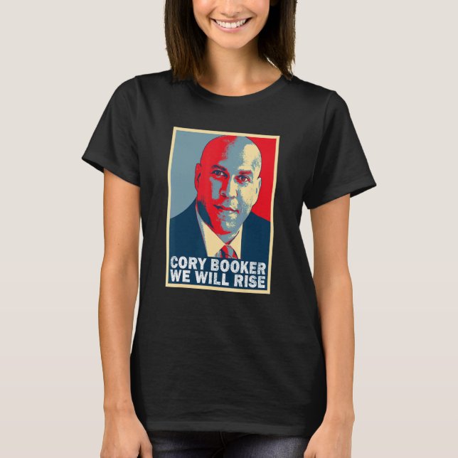 Camiseta Aumentaremos Cory Booker (Anverso)