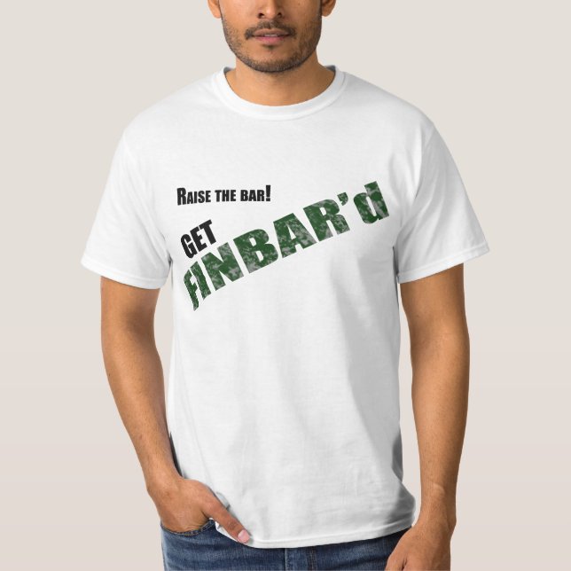 Camiseta ¡Aumente la barra! (Anverso)