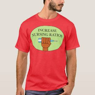 Camiseta Aumento de las tasas de Enfermería Fondo Hospitale