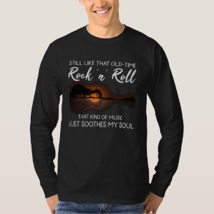 Camiseta Aún me gusta ese rock n roll de la vieja época, es